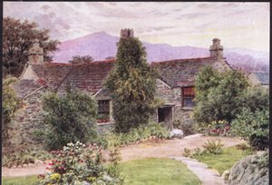 Dove Cottage, Grasmere, uit The Cottages and the Village Life of Rural England gepubliceerd door Dent & Sons Limited, 1912